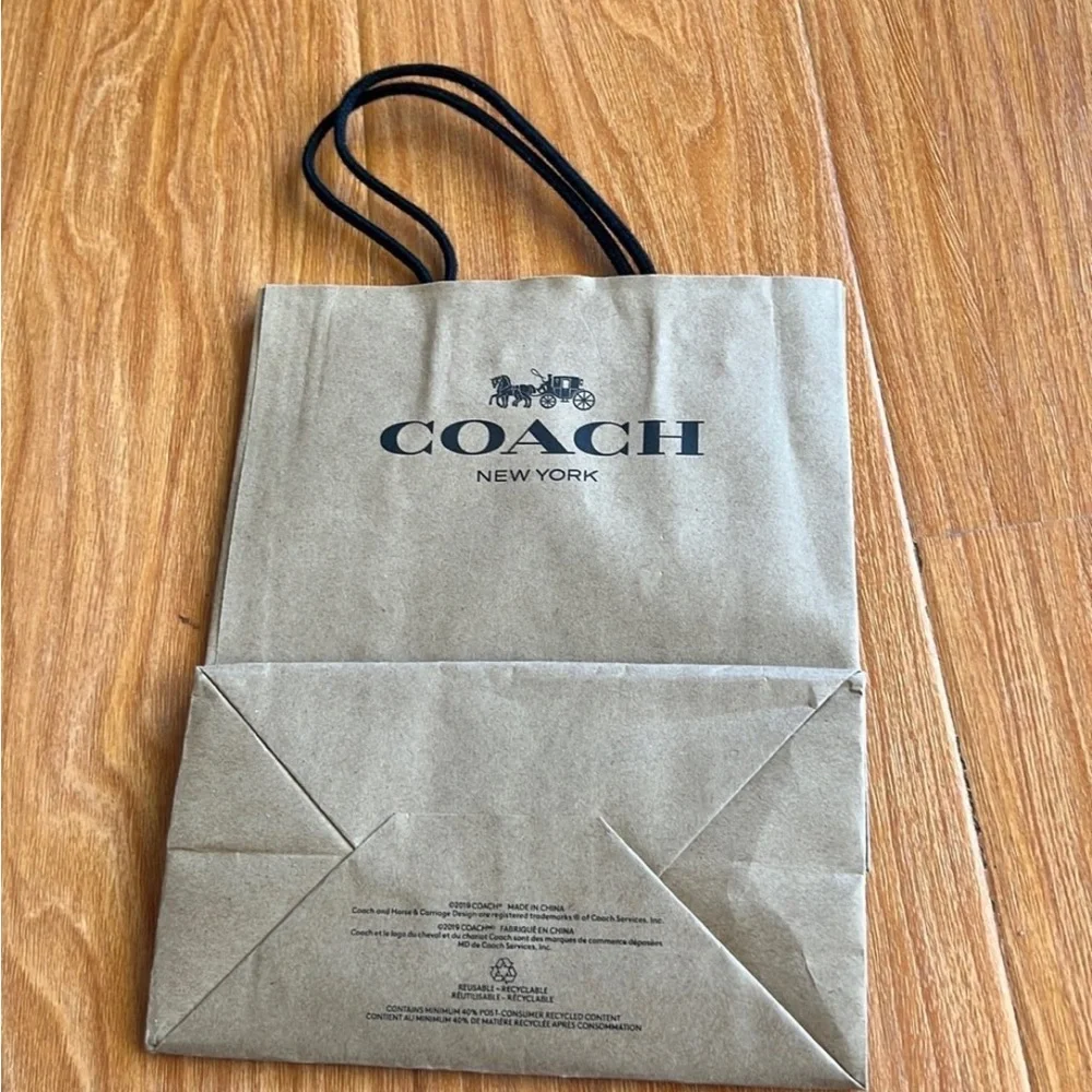 Coach Empty Coach Gift Bag